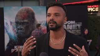 Kingdom of the Planet of the Apes: Eka Darville red carpet interview | ScreenSlam