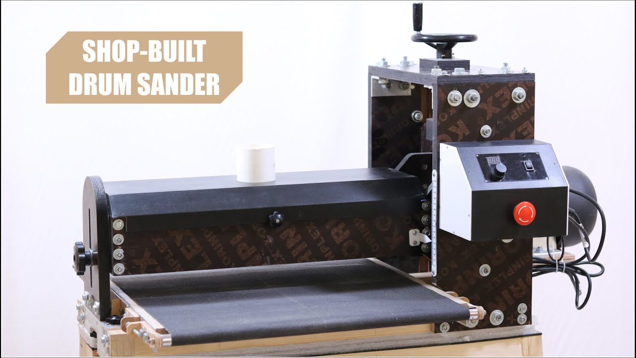DIY Shop built Drum Sander YouTube