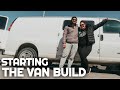 Getting our VAN BUILD Started | Creating a SUBFLOOR and INSULATING our Van for Van Life