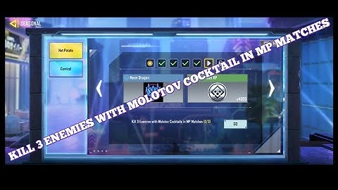 🧨 Kill 3 Enemies with Molotov Cocktail in MP Matches CODM 🧨