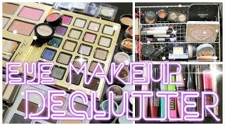 Decluttering My Eye Makeup || coffee&amp;makeup