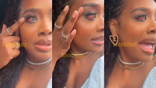 Yandy Smith Woke Up With Blood Clot In Her Eye.