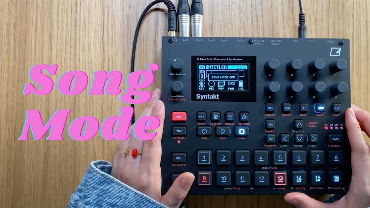 How To Use Elektron Song Mode