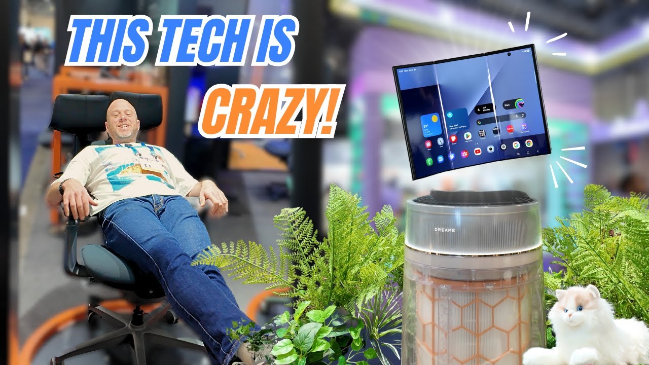 Главные технологические новинки CES 2026 — складные телефоны и роботы-раскладушки!