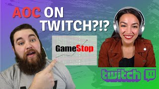 GAMESTOP and Reddit! ALEXANDRIA OCASIO-CORTEZ talks to experts on Twitch