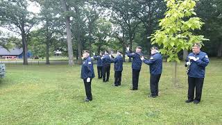POST 24 Honor Guard provides Military Salute to a departed Veteran | 24 SEP 22