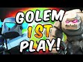 I'M SORRY...  GOLEM IN BACK 1ST PLAY EVERY GAME! — Clash Royale