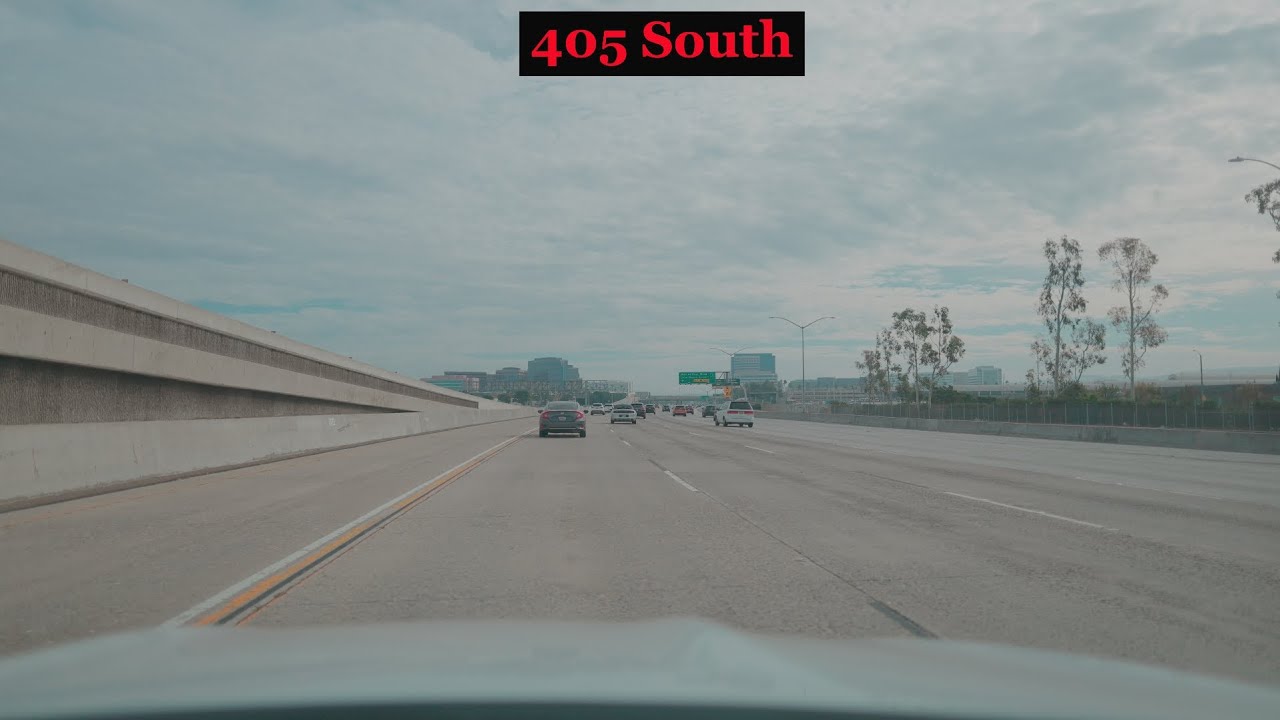 405 South Freeway Light Traffic (I) 12-22-24 - YouTube