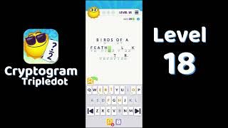 Celebrity Cryptogram Tripledot Level 18 Answer | SolutionGuruji Profile