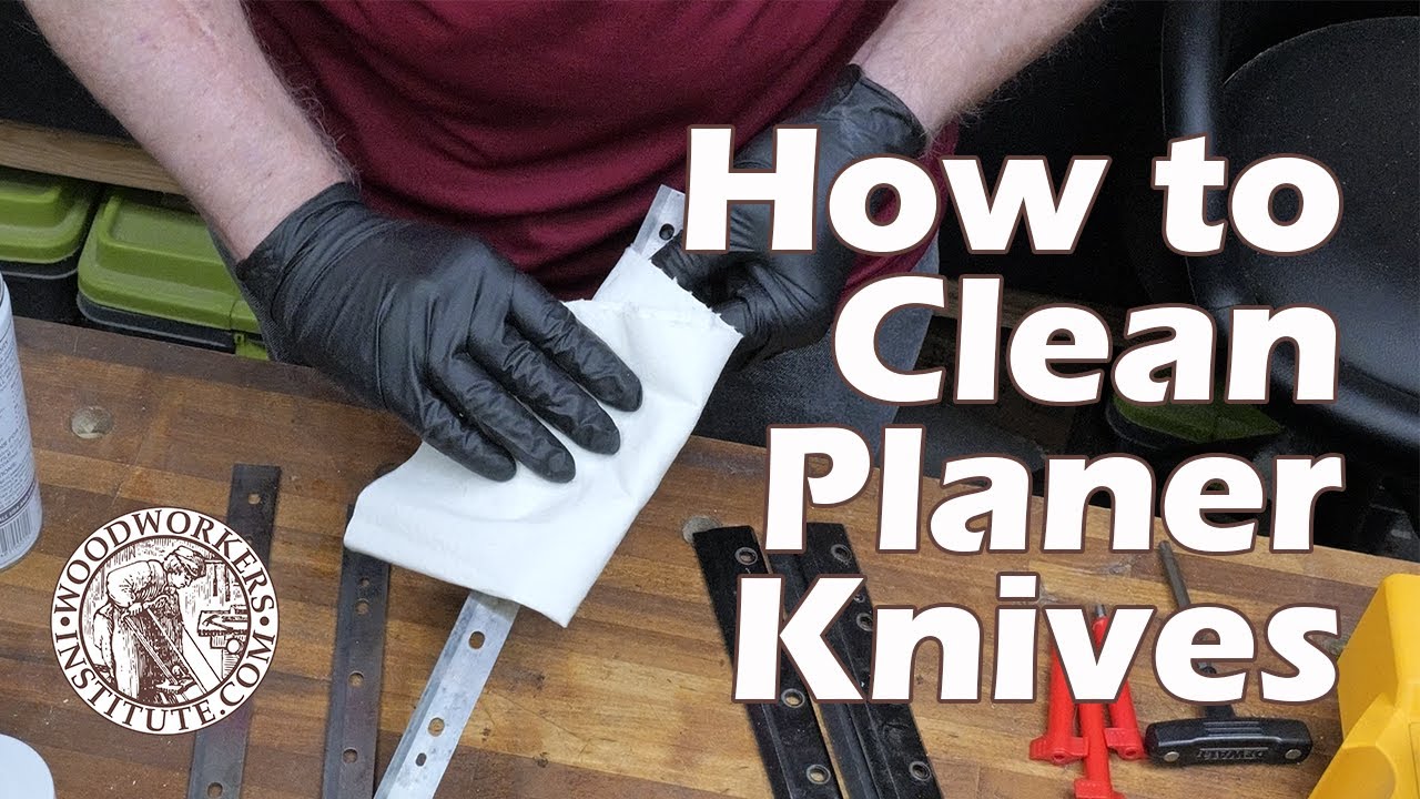 How to Clean Planer Knives on a DeWalt 735 Benchtop Planer [Woodworkers