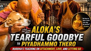 Aloka’s Tearful Goodbye to Piyadhammo Thero | Buddha’s Teaching on Attachment, Love, and Letting Go