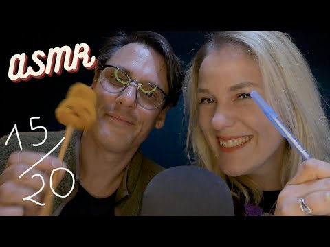 ASMR FR 😍 ASMR en couple. Papa Écureuil prend sa revanche au Petit Bac. Va-t-il gagner cette fois ⁉️
