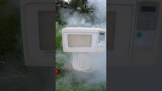 EXPLODING MICROWAVE! #shorts