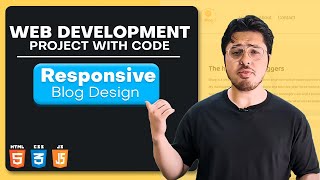 Killer Responsive Blog Template Step By Step From Scratch (Pure HTML, CSS & JavaScript) screenshot 5
