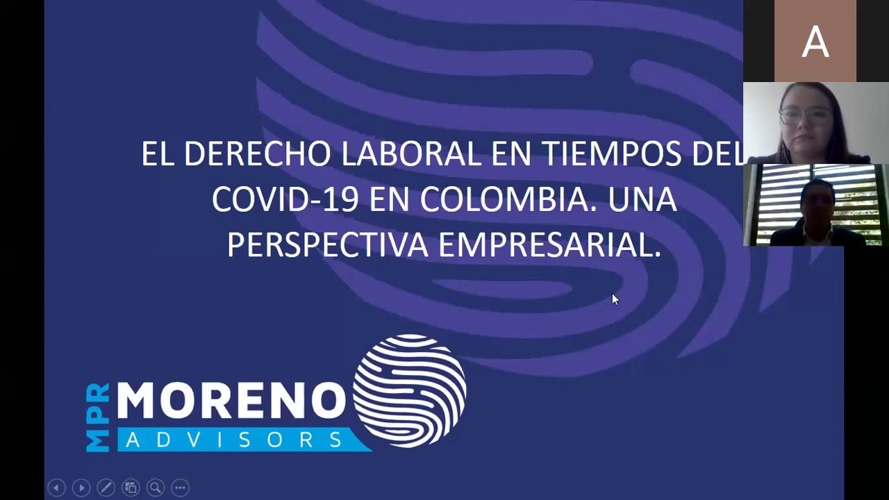 Derecho Laboral en Tiempos de Covid-19 en Colombia - YouTube