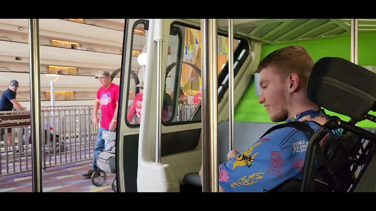 Sam takes the Monorail to Grand Floridian Resort @ Disney World @onthatnote