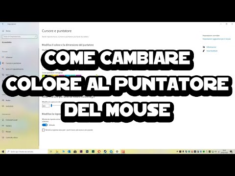 Video: Come Cambiare Il Colore Del Cursore