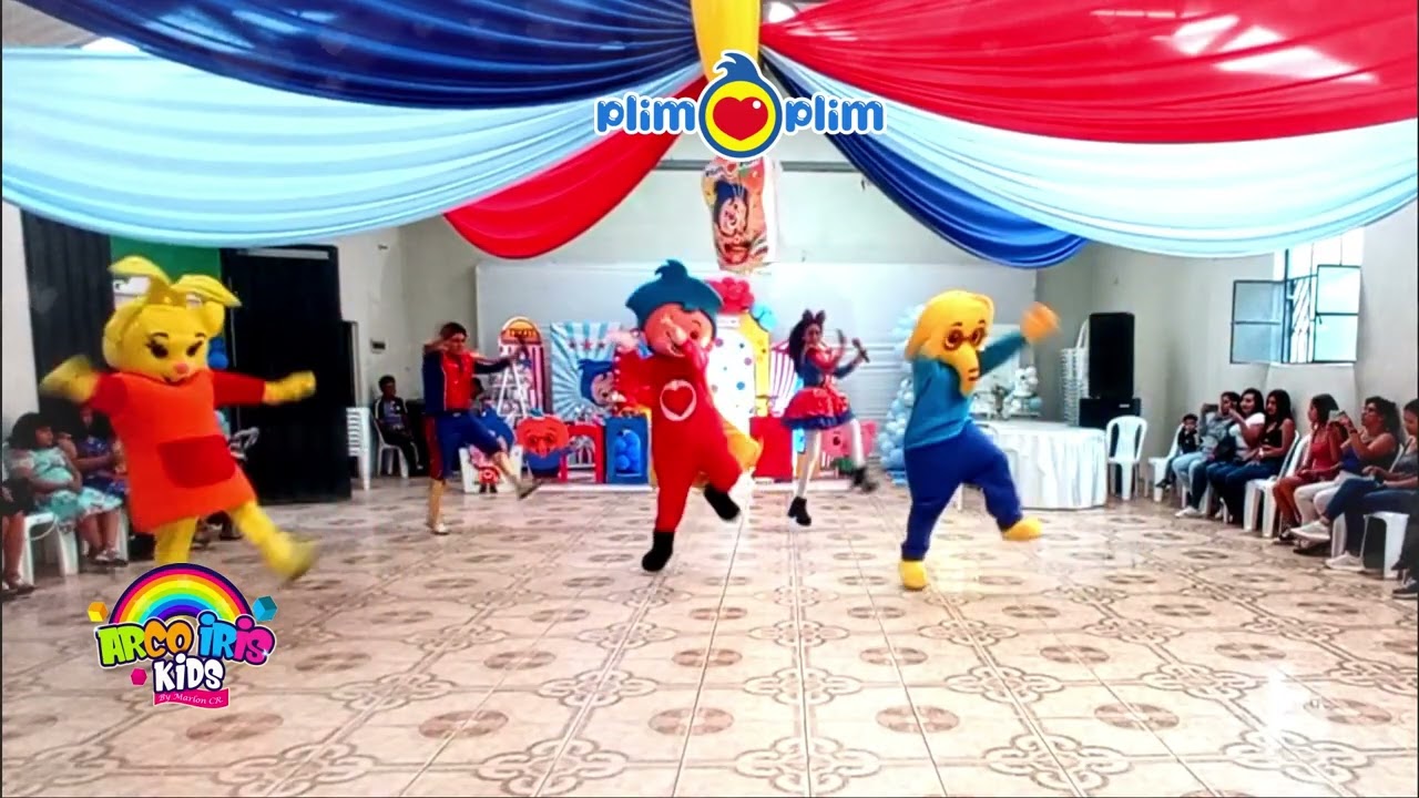 El payasito Plim Plim _  amigos / Arco iris kids Chiclayo Tumán