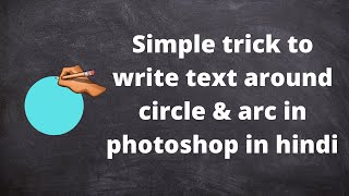 How to write text around circle & arc in photoshop in hindi || Simple Trick || Krishakha screenshot 4