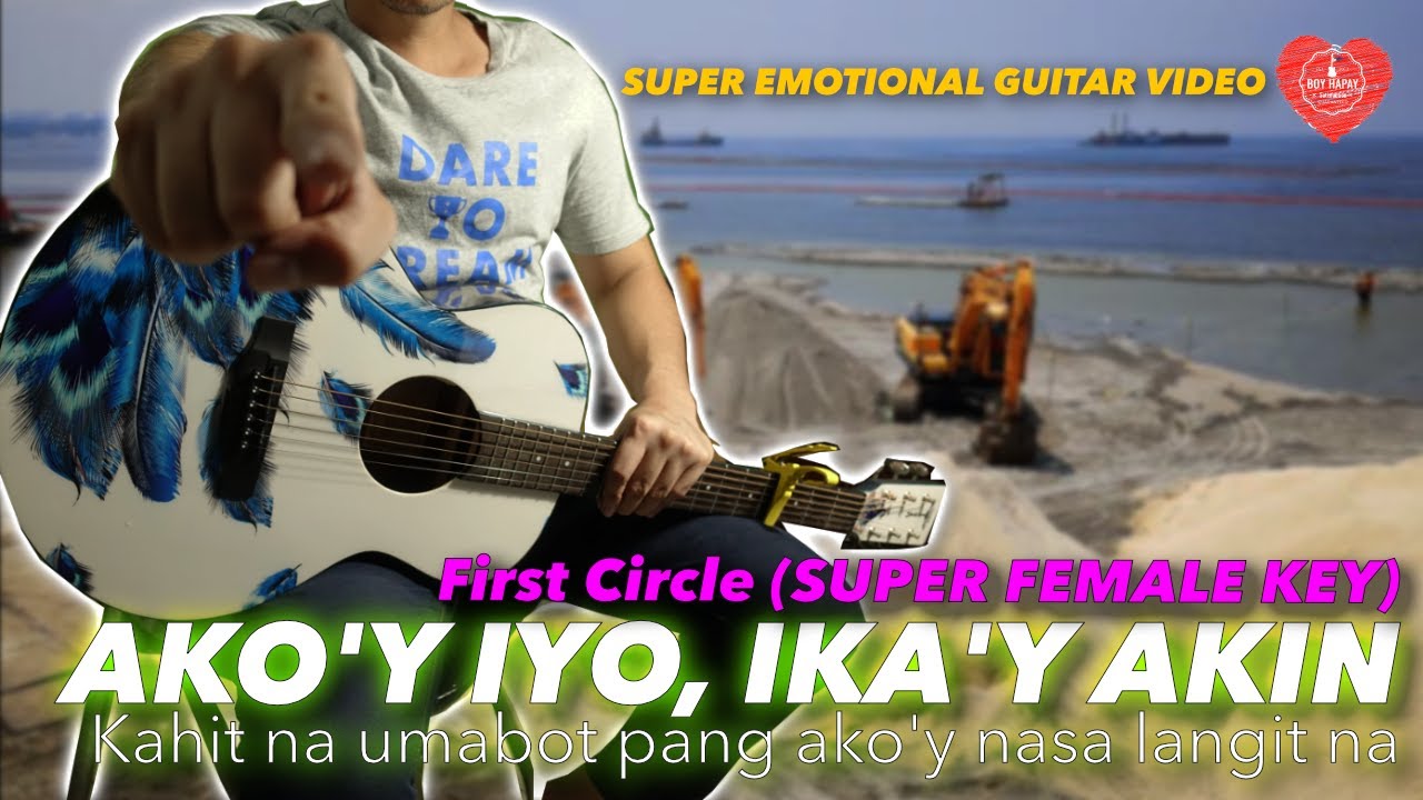 Ako'y Iyo Ika'y Akin FEMALE Key I Axe Instrumental guitar karaoke cover