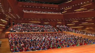 Hungary: 827 children sing for Peace