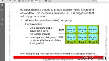 Oracle DBA 11g Tutorial in Bangla: Lesson#14 Part#4 Backup and Recovery Concepts| Multiplex Redo Log