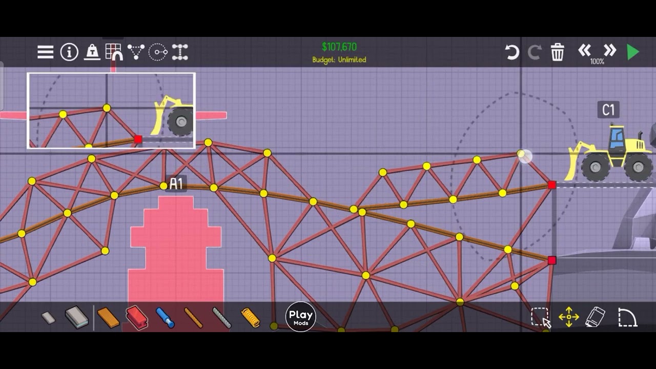 Poly Bridge Big Rig Level poly bridge 2 harrd level - YouTube