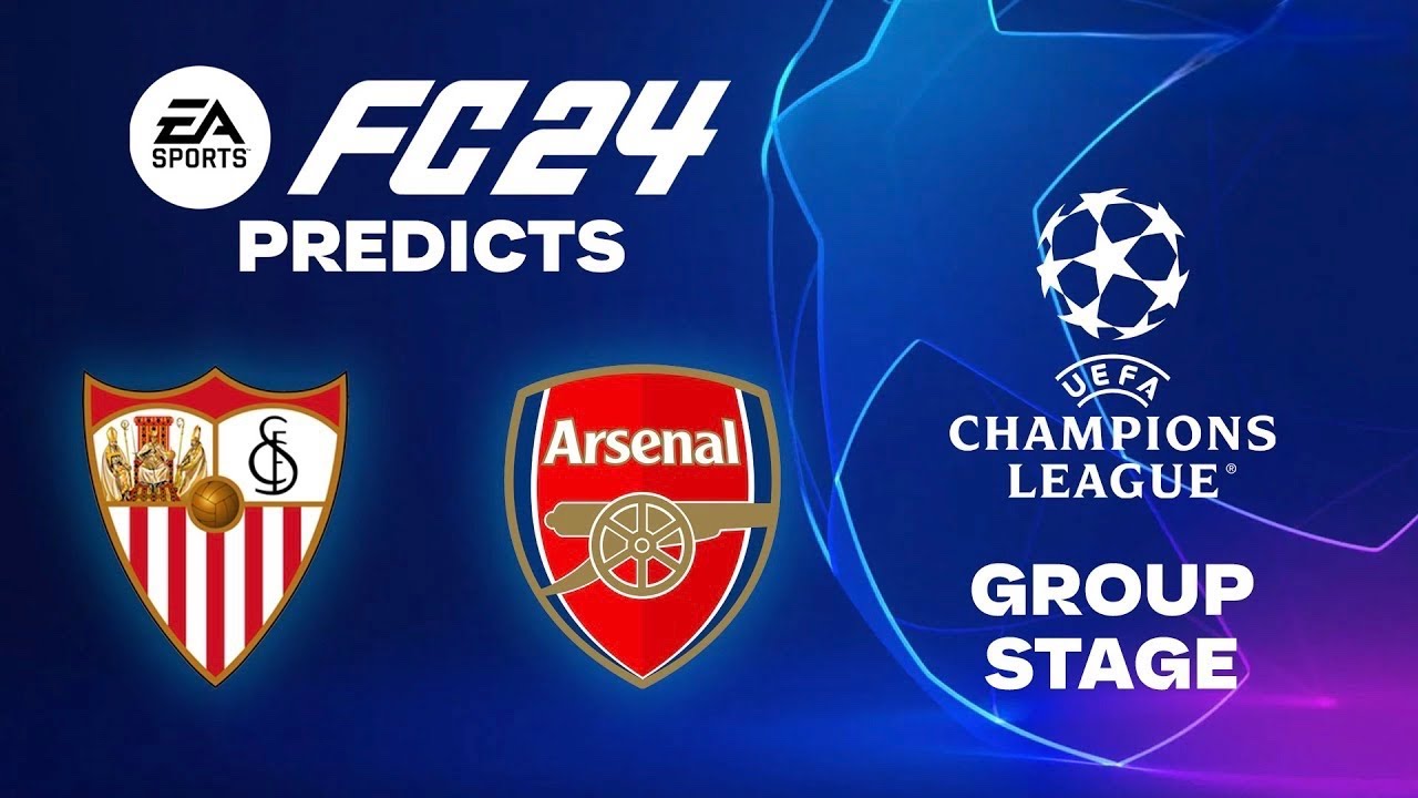 EA FC 24 | Sevilla FC vs Arsenal | Champions League Cup 2023/2024 Group stage |