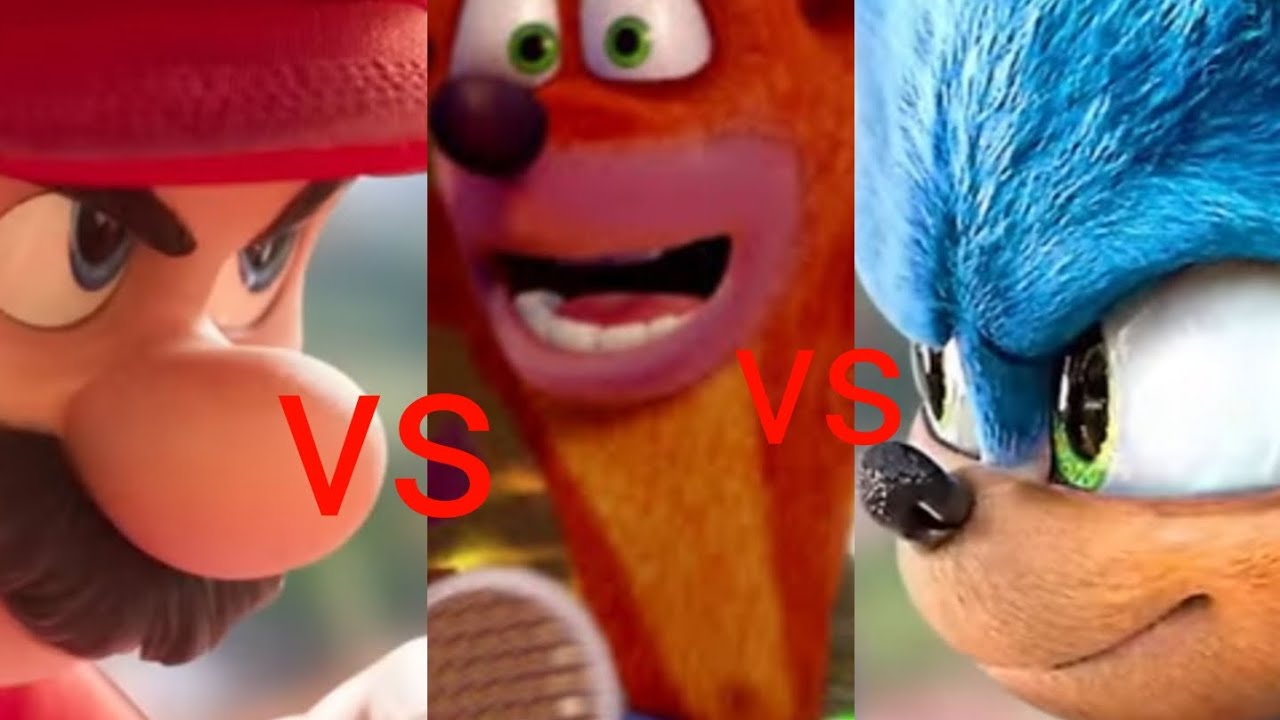 mario vs crash vs sonic - YouTube