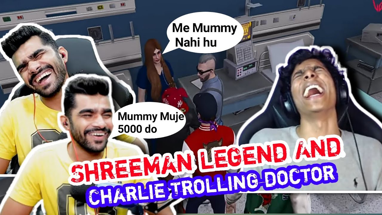 Shreeman Legend And Charlie Trolling doctor GTA V Full Comedy 😂