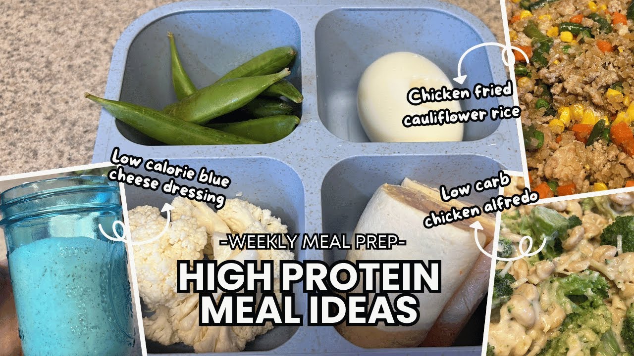 Еженедельная подготовка еды для снижения калорийности рациона 🥗 Рецепты с высоким содержанием бел...