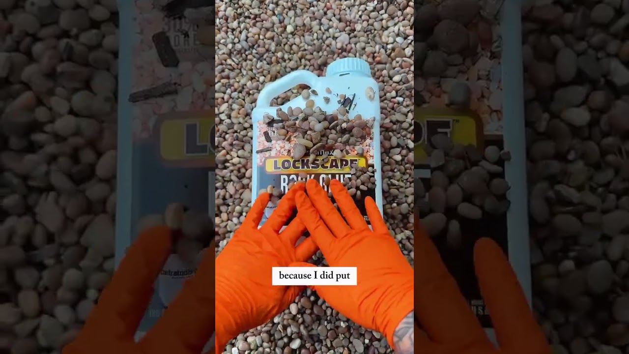 Зафиксируйте камни на месте!