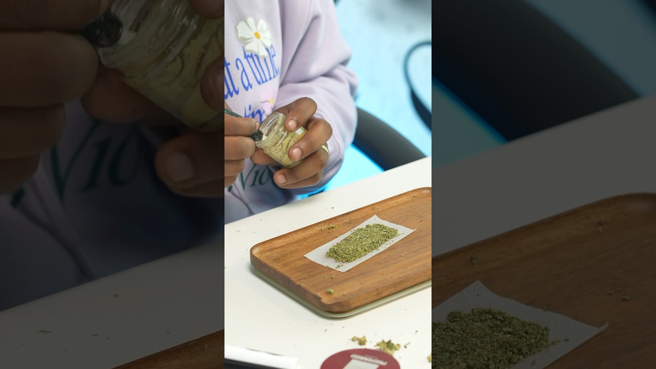 The art of rolling donuts. 