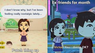 Tomodachi Life: Living the Dream | When Mii finally friends (After whole month ex-friends)