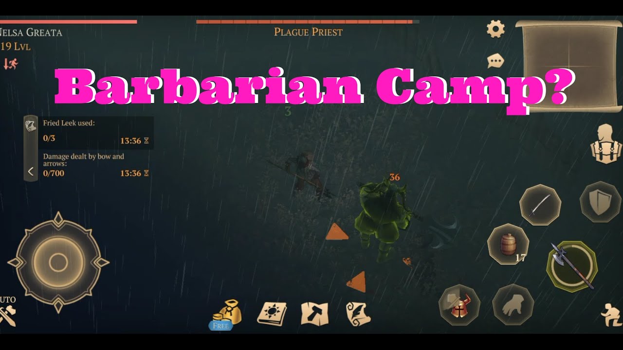 Barbarian Camp Grim Soul Part 2 grimsoul YouTube