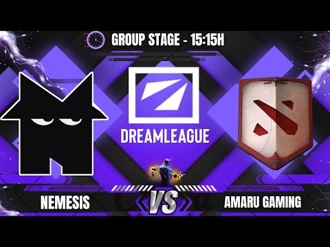 [PT-BR] NEMESIS (4NALOG) X AMARU GAMING - DREAM LEAGUE 27 - GROUP STAGE - @LEON
