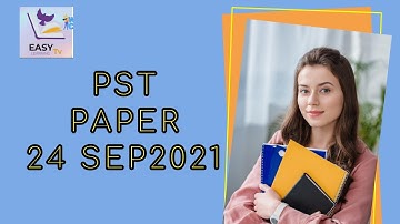 24 Sep 2021 PST paper || STS || 5 questions || IBA