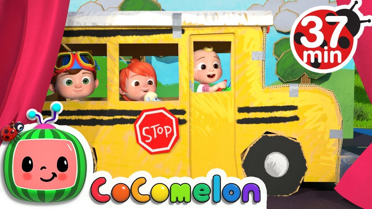 Wheels on the Bus Play Version  More Nursery Rhymes  Kids Songs   CoComelon