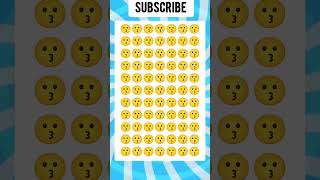 Beat the Timer 🔥 Spot the Odd One! #emojichallenge #oddoneout #spotthedifferencegam #quiz#emoji