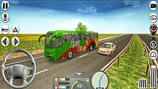 Coach Bus Simulator #2|Coach Bus Driving|Public Transport|Driving Coach Bus in Madrid City|Bus Game| screenshot 5