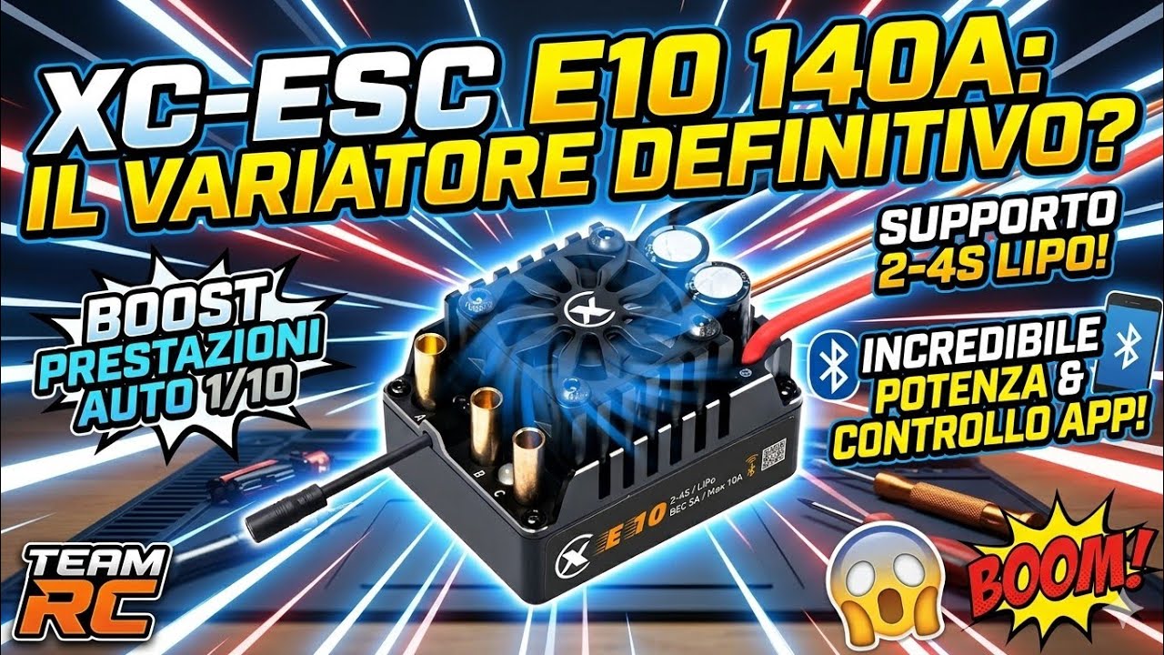 XC E 10 2/4 S /140 Ampere Eletronic Speed Controller @XC-ESC #rc #rccar ...