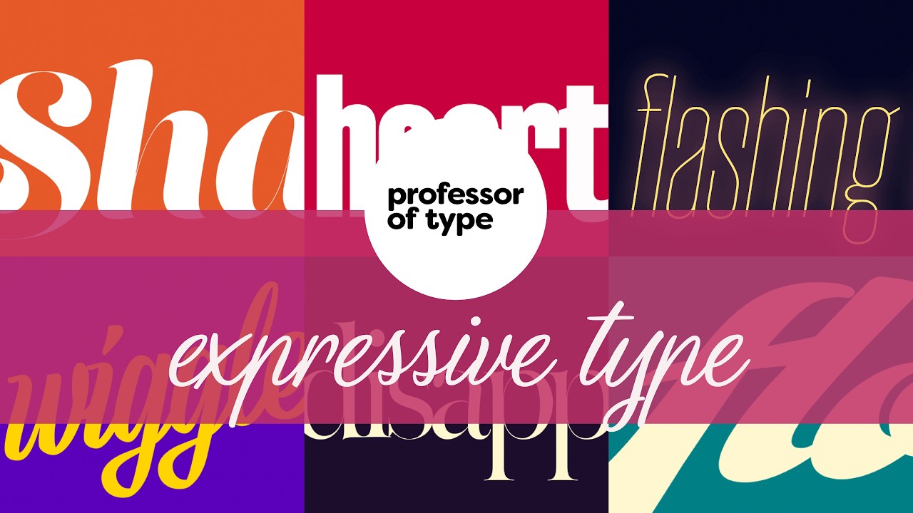 Type Energy: Expressive Typography - YouTube