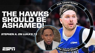 DISGRACEFUL – Stephen A. sounds off on Hawks’ defense vs. Luka Doncic | NBA Countdown
