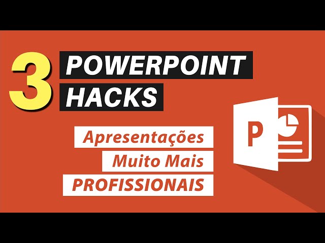 3 HACKS no POWERPOINT Que Deixarão Suas Apresentações Mais Profissionais NA HORA