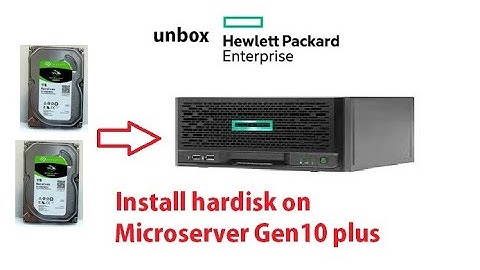 unbox HPE Microserver Gen10 Plus | HP G10