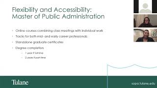 Admissions Webinar: Master of Public Administration
