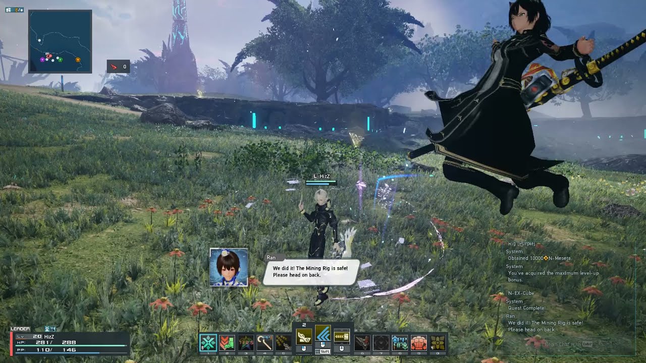 [PSO2:NGS] 100% Mining Rig Defense UQ Compilation - Force Gameplay