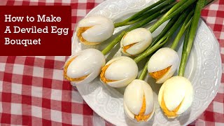 How to Make A Deviled Egg Bouquet | Creative Appetizer Ideas