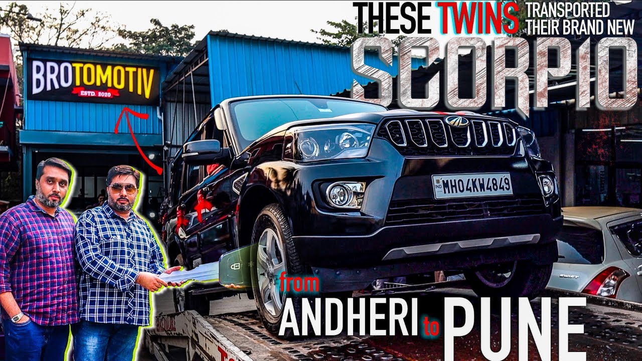 New SCORPIO came to us on Flatbed from Mumbai | Brotomotiv