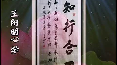 @书法欣赏 @王阳明心学 《知行合一》Knowing and doing 书法家 毛笔字练习 书法教学 行书 赵孟頫行书。